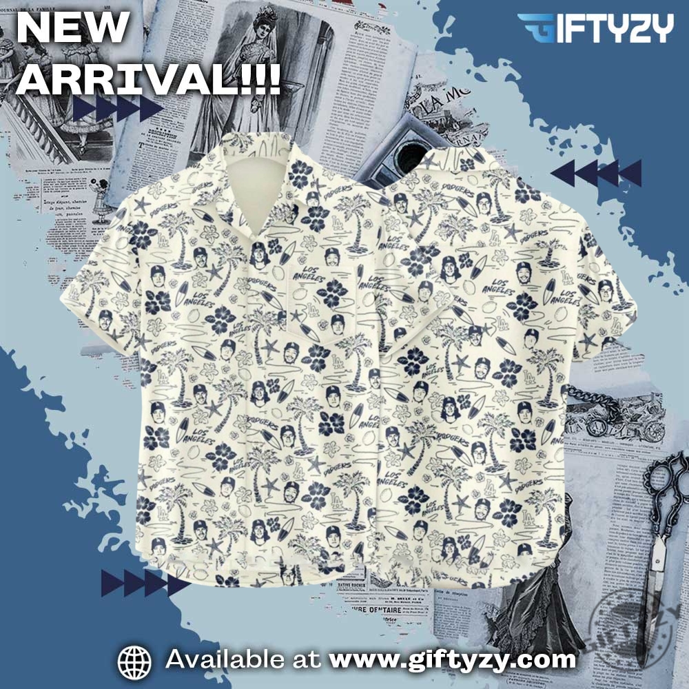 Los Angeles Dodgers Hawaiian Shirt Night giftyzy 1