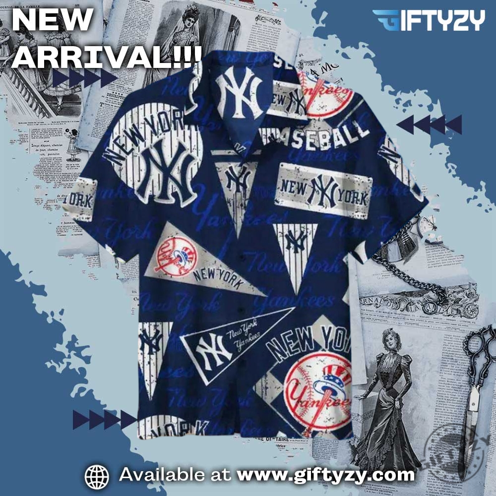 New York Yankees 3D Hawaiian Shirt
