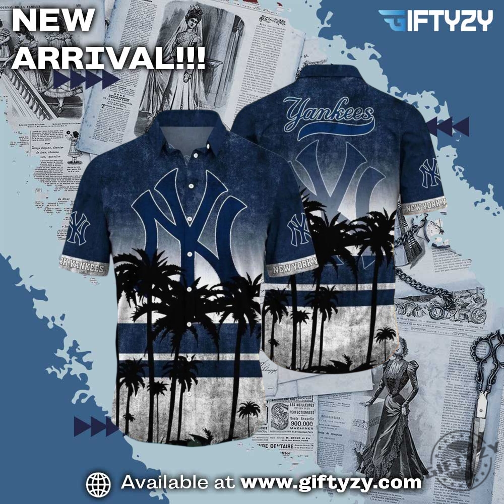 New York Yankees Mlb Hawaiian 3D Shirt