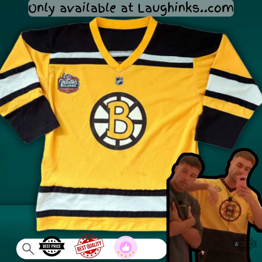 Love Island 2025 Harry Boston Bruins Yellow Hockey Jersey Shirt 3 Love Island 2025 Harry Boston Bruins Yellow Hockey Jersey Shirt