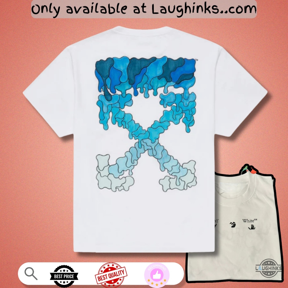 Love Island Harry Off White Blue Marker Graphic Tee Shirt Replica 3 Love Island Harry OFF WHITE Blue Marker Graphic Tee Shirt Replica