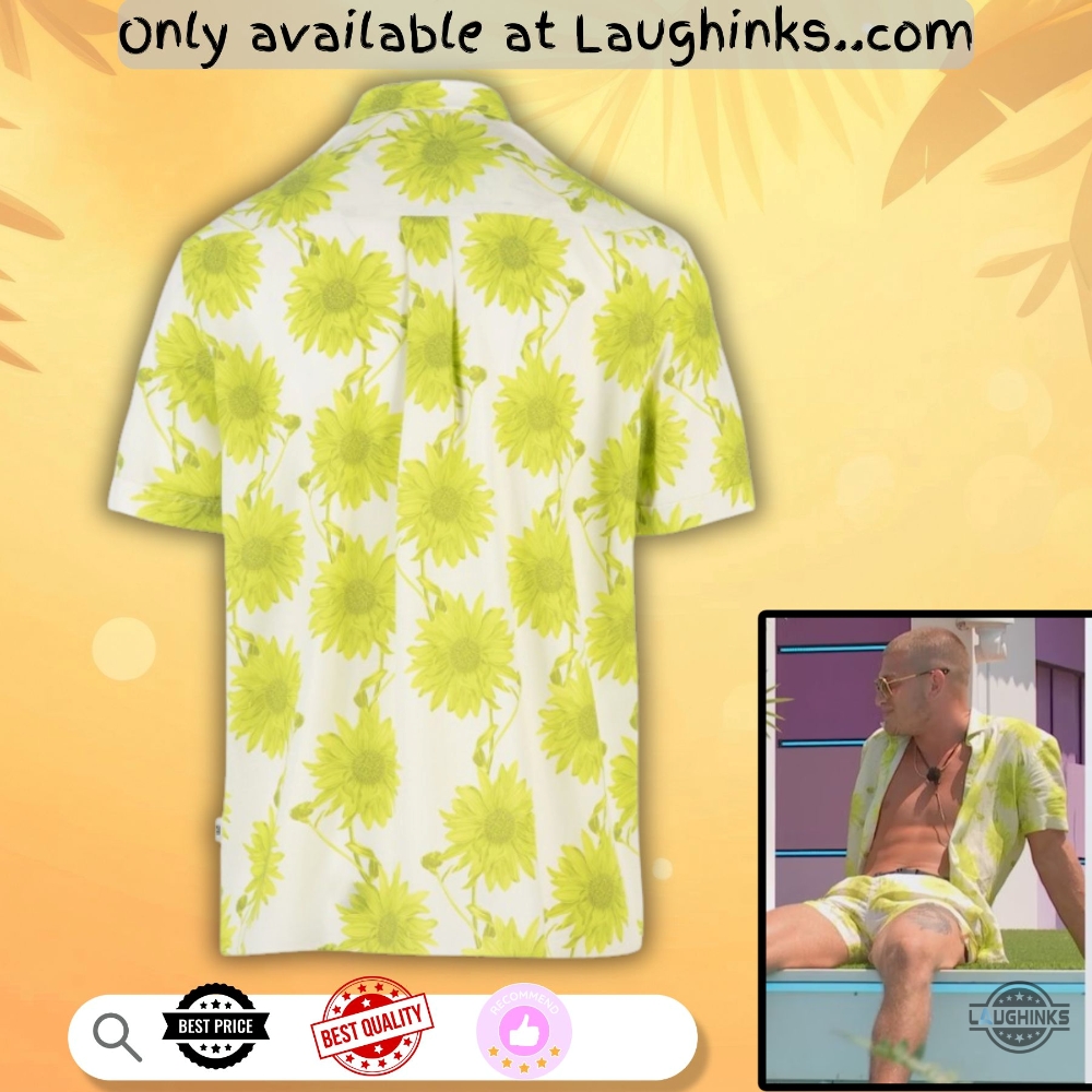 Love Island 2025 Poolside Blu Sunflower Hawaiian Shirt 3 Love Island 2025 Poolside Blu Sunflower Hawaiian Shirt