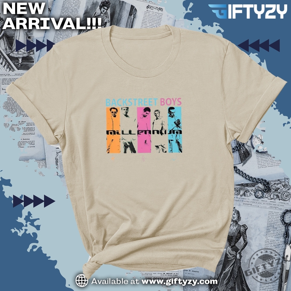Backstreet Boys Millennium Tour Music Bring Memory Back Backstreet Boy Band Shirt giftyzy 1