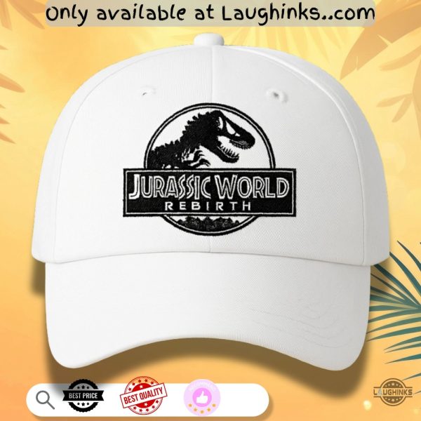 jurassic world rebirth embroidered baseball cap 2025