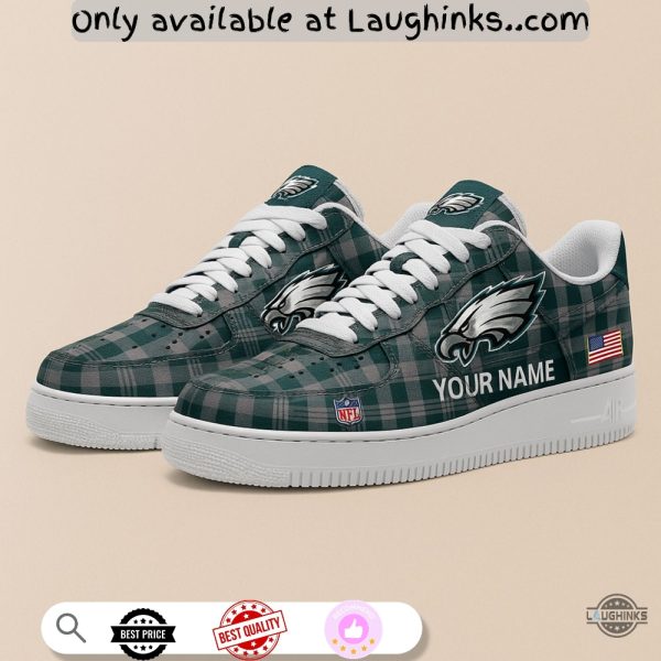 personalized philadelphia eagles super bowl lix christmas 2025 air force 1 custom shoes laughinks 1