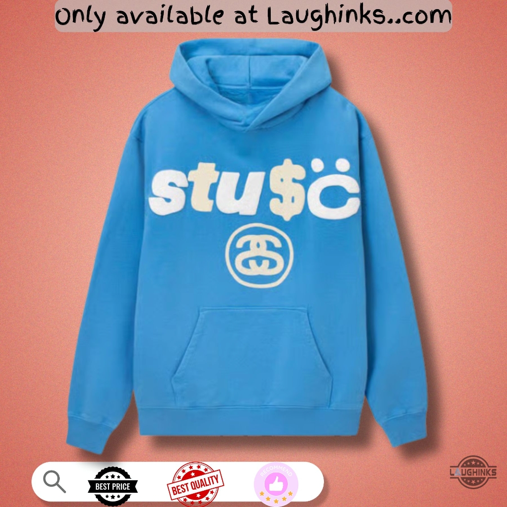 Blue Stussy Cpfm 8 Ball Pigment Full Printed Hoodie T Shirt Sweatshirt 3 Blue Stussy CPFM 8 Ball Pigment Full Printed Hoodie T-Shirt Sweatshirt