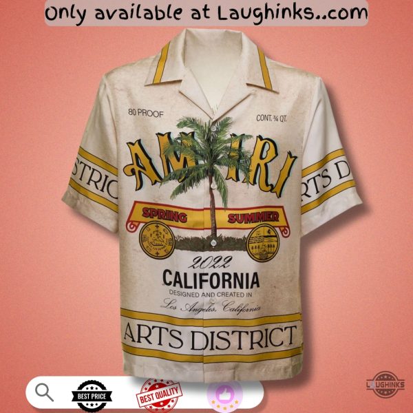 amiri casual hawaiian shirt replica