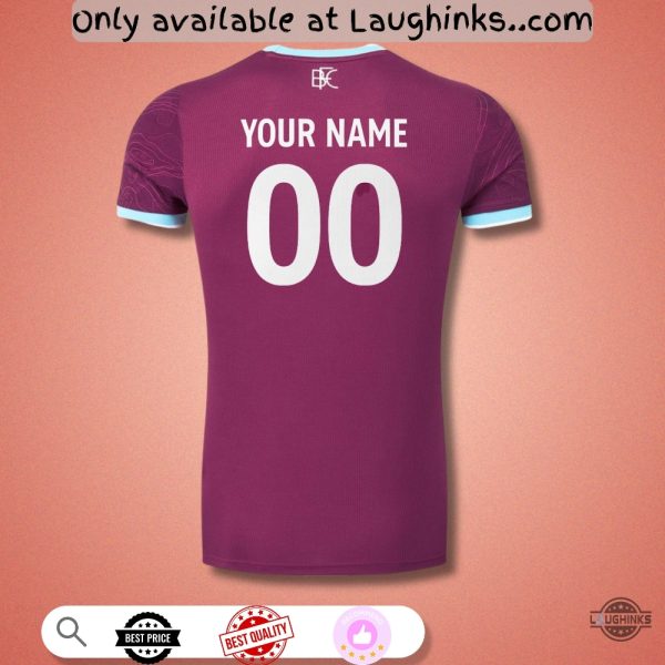 new personalized burnley fc home football jersey shirt 2025 2026 replica