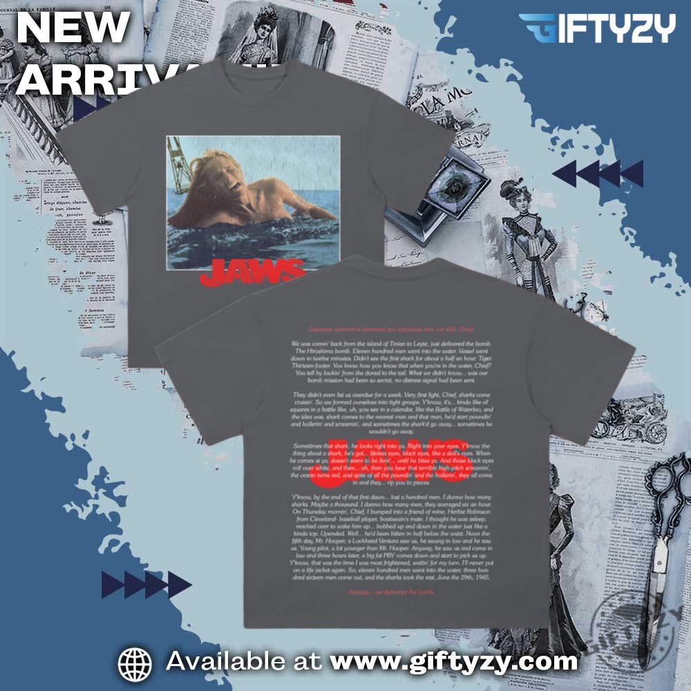 Jaws 50Th Anniversary Graphic Shirt