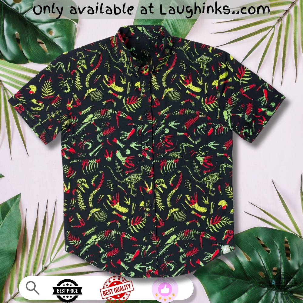 Rsvlts Jurassic Park Fossil Records Kunuflex Hawaiian Shirt Replica 1 RSVLTS Jurassic Park Fossil Records Kunuflex Hawaiian Shirt Replica