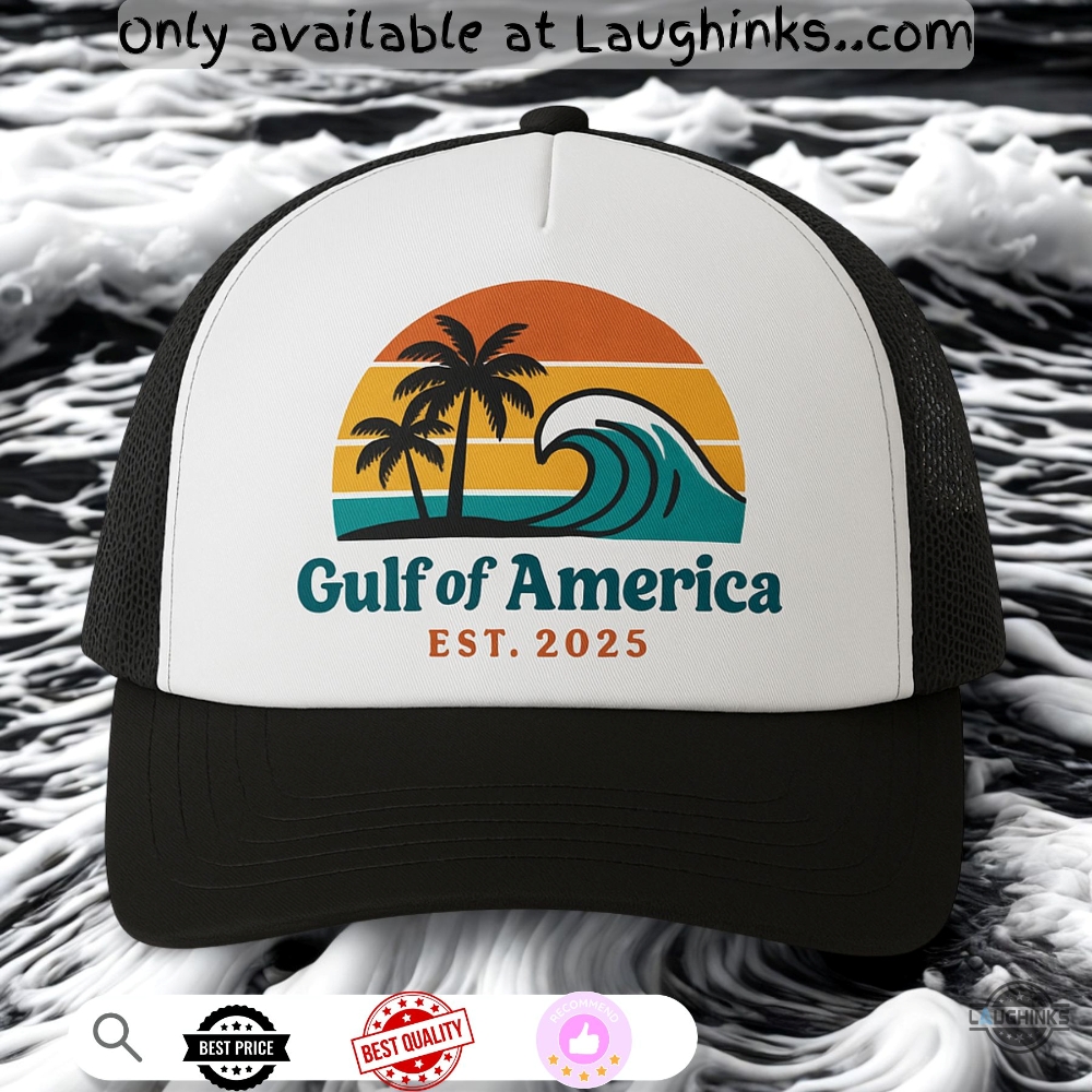 Gulf Of America Trucker Hat Trump 2025 Maga Gulf Of Mexico 6 Gulf of America Trucker Hat Trump 2025 MAGA Gulf Of Mexico