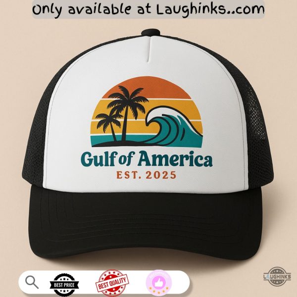 gulf of america trucker hat trump 2025 maga gulf of mexico