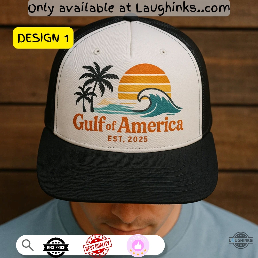 Trump 2025 Maga Gulf Of Mexico Gulf Of America Trucker Hat (choose a design in customer note box) 7 Trump 2025 MAGA Gulf Of Mexico Gulf of America Trucker Hat