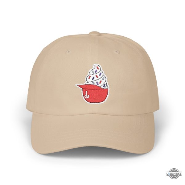 phillies ice cream embroidered baseball cap