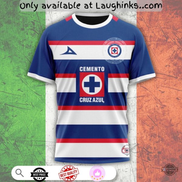 personalized liga mx cruz azul 2025 goalkeeper away mexico soccer 3d shirt