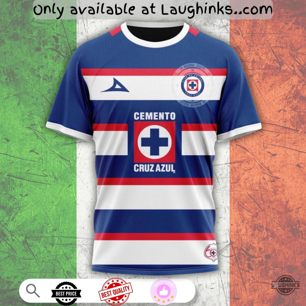 Personalized Liga Mx Cruz Azul 2025 Goalkeeper Away Mexico Soccer 3D Shirt 3 Personalized LIGA MX Cruz Azul 2025 Goalkeeper Away Mexico Soccer 3D Shirt