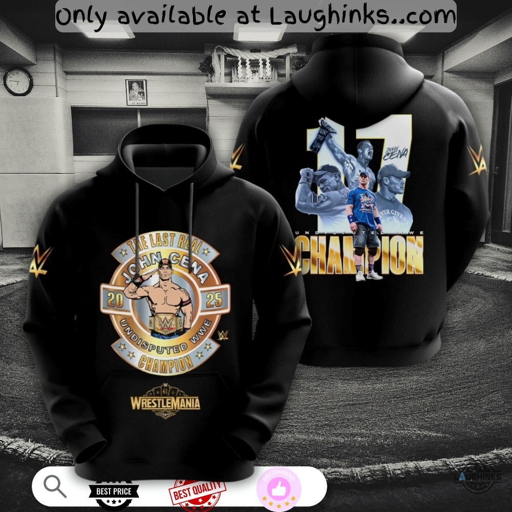 John Cena 2025 Wrestlemania 41 Grunge 3D Hoodie T Shirt Sweatshirt 3 John Cena 2025 Wrestlemania 41 Grunge 3D Hoodie T-Shirt Sweatshirt