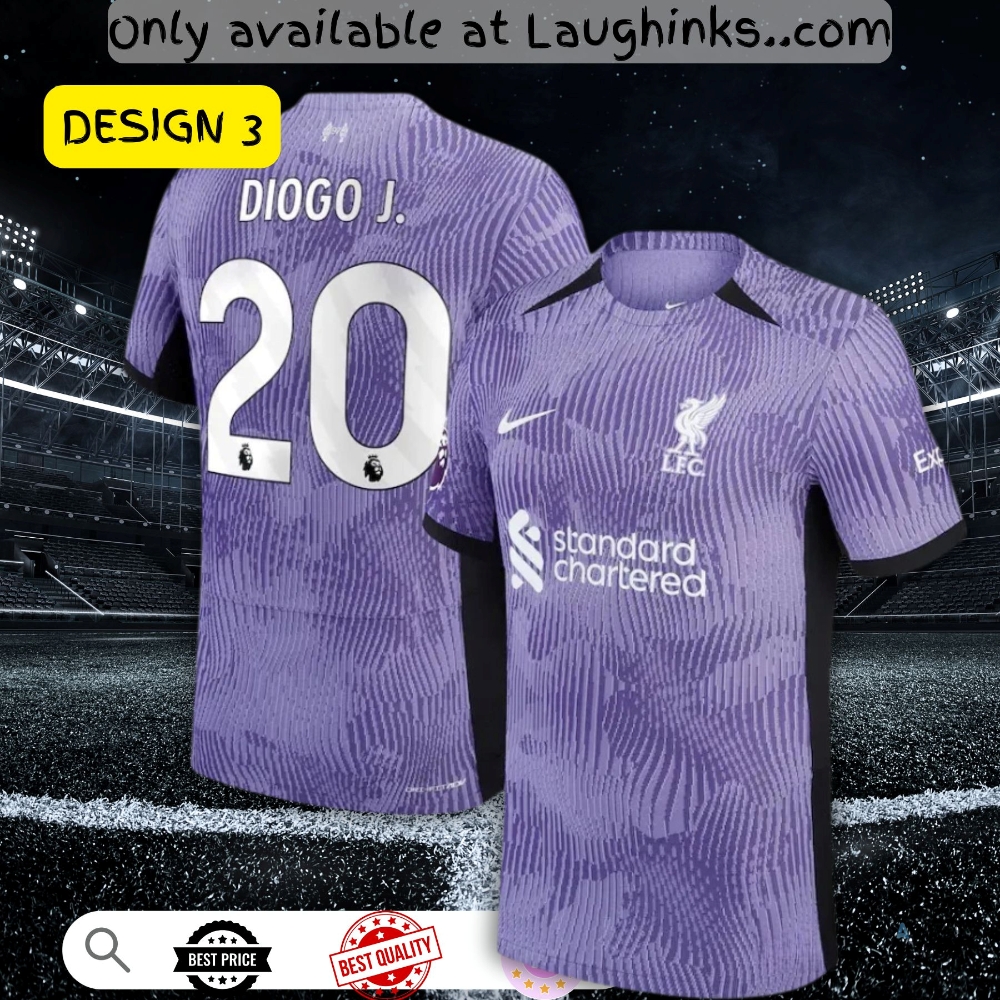 Diogo Jota Liverpool 3D Football Jersey Shirt Fc Fan Thank You For The Memories Gift For Men Women 2024 2025 2026 And More (choose a Design Number in note box) 10 Diogo Jota Liverpool 3D Football Jersey Shirt FC Fan Thank You for the Memories Gift for Men Women