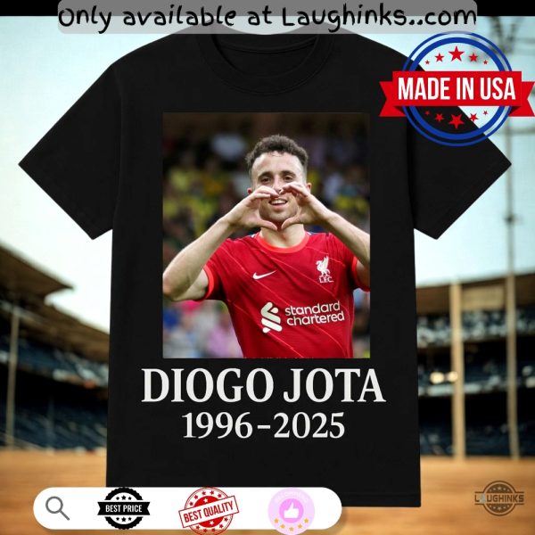 1996 2025 diogo jota liverpool fanmade tshirt sweatshirt hoodie tribute