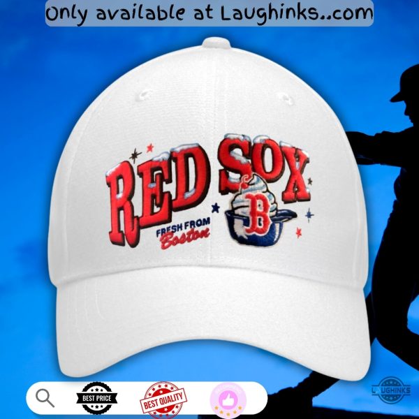 red sox fresh from boston embroidered baseball cap