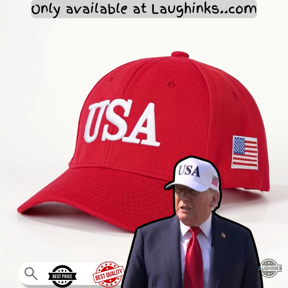 Trump White Usa Embroidered Hat 45 47 6 Trump White USA Embroidered Hat 45 47