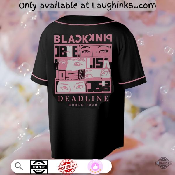 blackpink 2025 deadline world tour signed baseball jersey shirt for lisa jennie rose jisoo fans laughinks 2