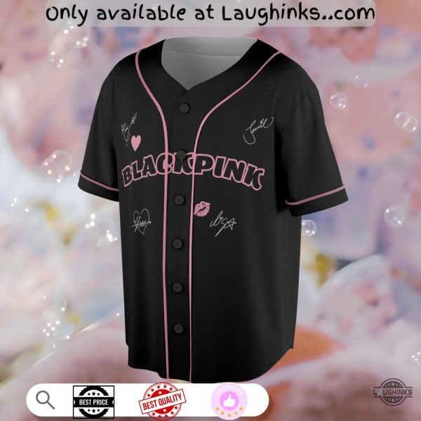 blackpink 2025 deadline world tour signed baseball jersey shirt for lisa jennie rose jisoo fans laughinks 3