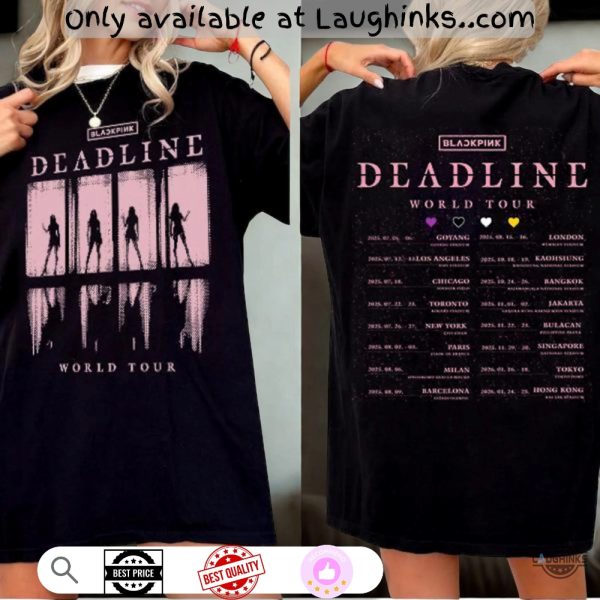 blackpink deadline world tour shirt 2025
