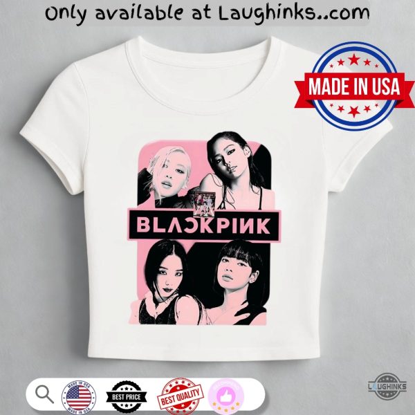 blackpink born pink world tour baby tee for women