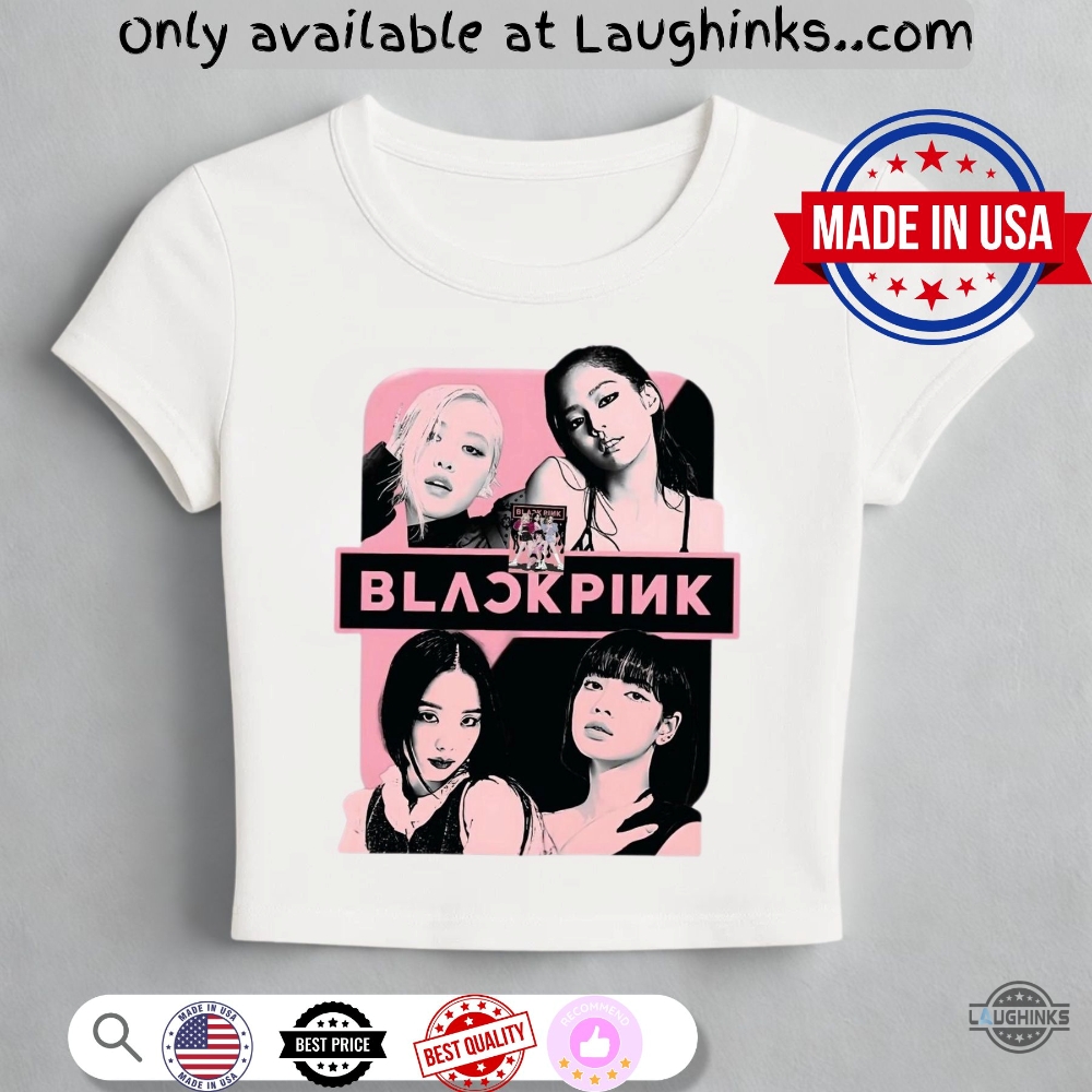Blackpink Born Pink World Tour Baby Tee For Women 7 blackpink born pink world tour baby tee for women