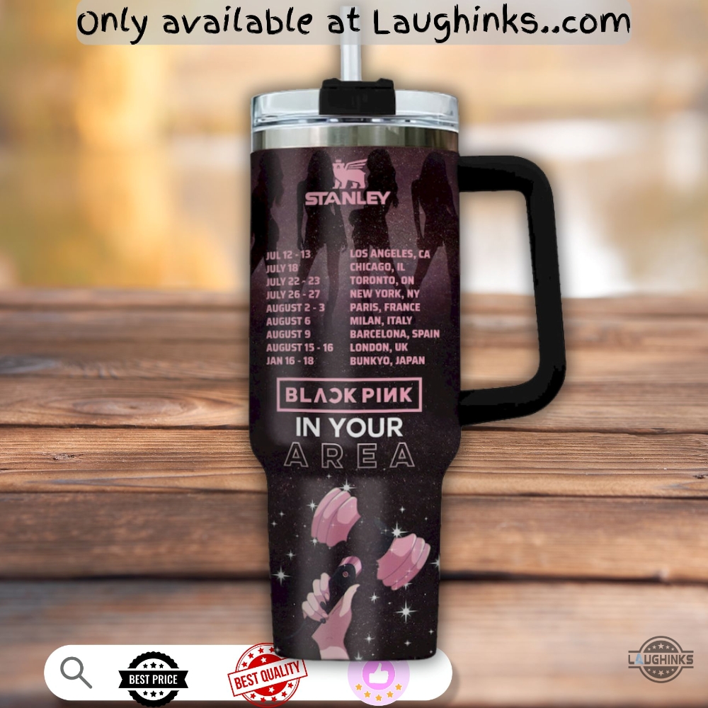 Blackpink Deadline World Tour 2025 New 40Oz Stanley Tumbler Dupe 8 blackpink deadline world tour 2025 new 40oz stanley tumbler dupe