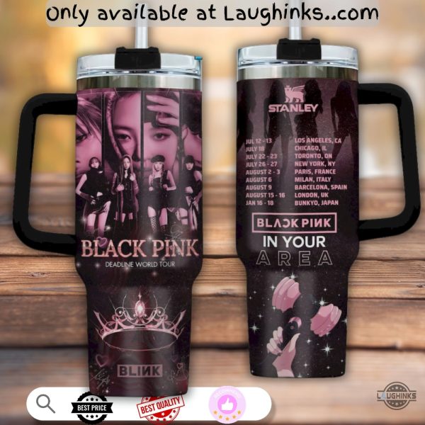 blackpink deadline world tour 2025 new 40oz stanley tumbler dupe