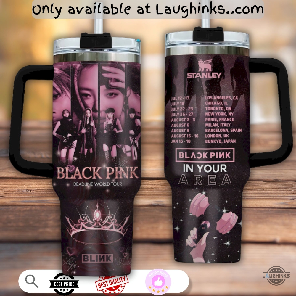 Blackpink Deadline World Tour 2025 New 40Oz Stanley Tumbler Dupe 9 blackpink deadline world tour 2025 new 40oz stanley tumbler dupe
