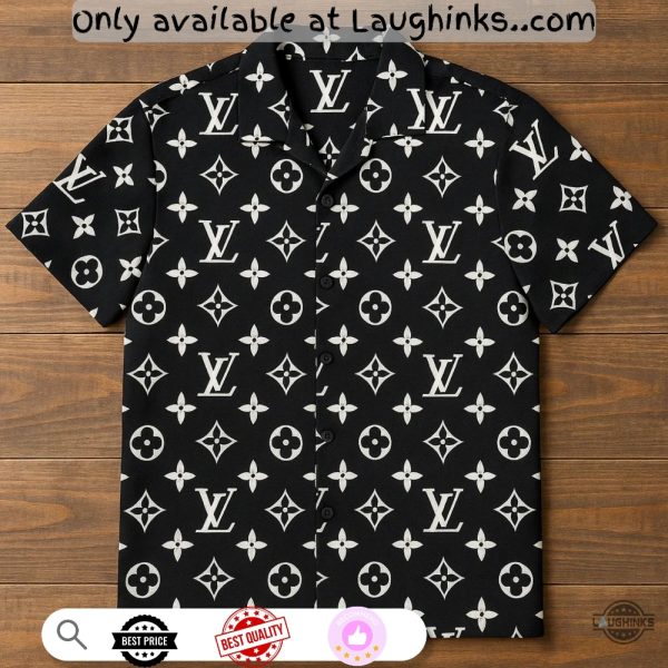 louis vuitton button down hawaiian shirt