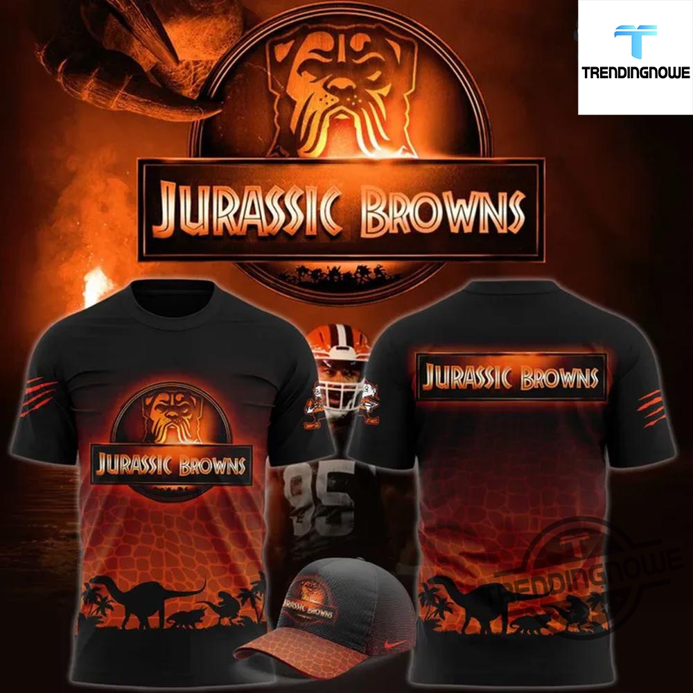Cleveland Browns Jurassic Park 2025 Shirt trendingnowe 3