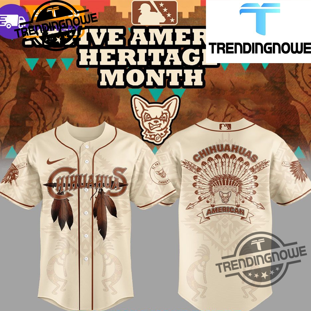 El Paso Chihuahuas Celebrating Native American Heritage Jersey 2025 trendingnowe 1