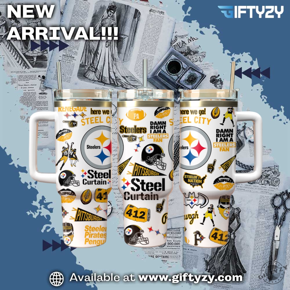 NFL Baltimore Ravens Stanley Cup Tumbler With Handle 3 Nfl Pittsburgh Steelers Stanley Cup Tumbler With Handle