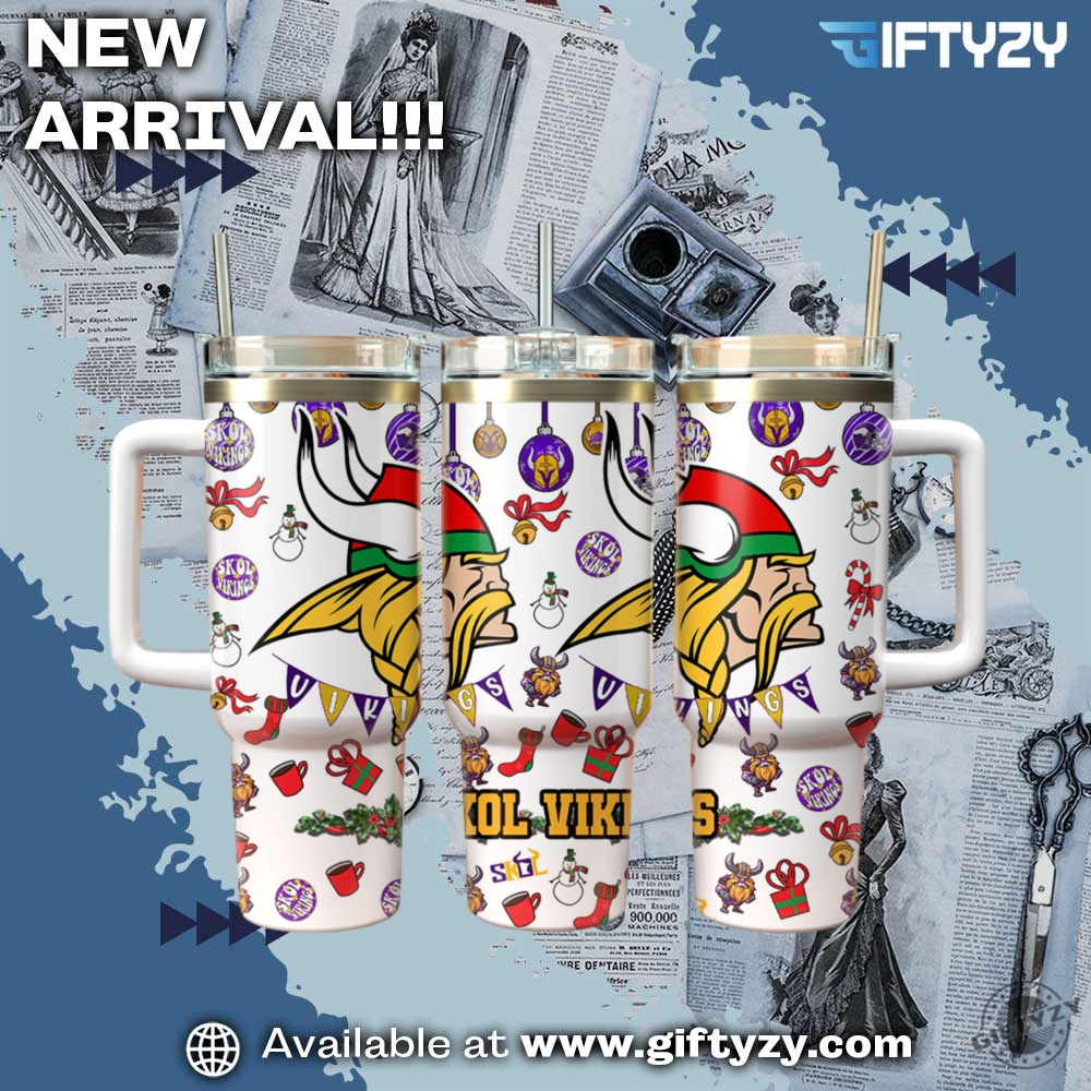 Nfl Minnesota Vikings V2 Stanley Cup Tumbler With Handle 3 NFL Minnesota Vikings V2 Stanley Cup Tumbler With Handle