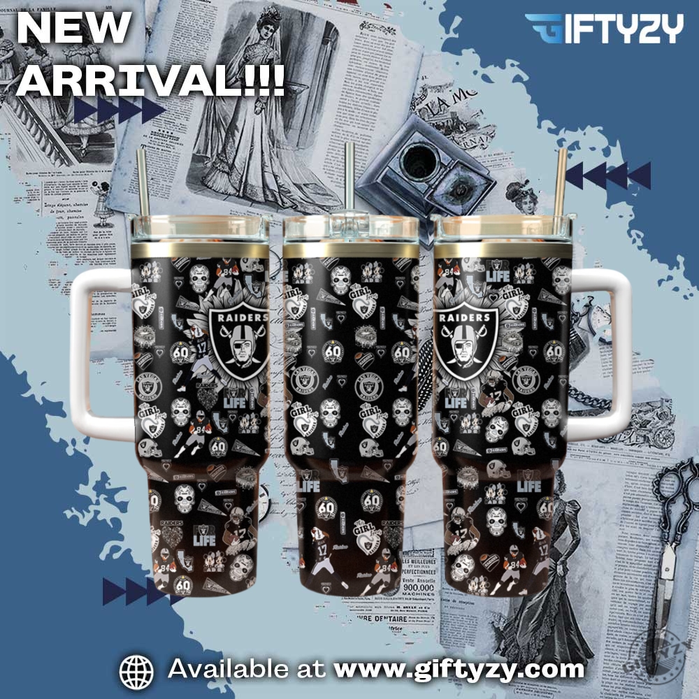 Nfl Las Vegas Raiders Stanley Cup Tumbler With Handle 3 NFL Las Vegas Raiders Stanley Cup Tumbler With Handle