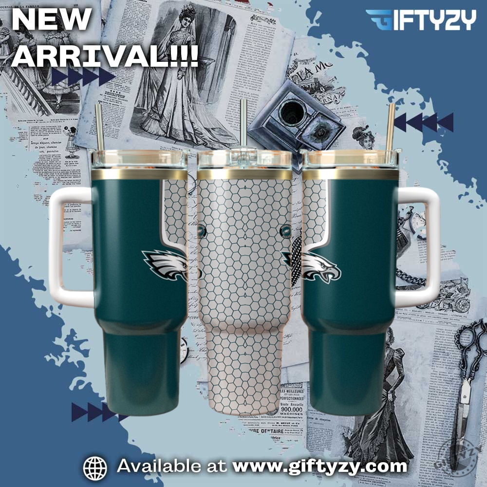 Nfl Philadelphia Eagles Stanley Cup Tumbler With Handle 3 NFL Philadelphia Eagles Stanley Cup Tumbler With Handle