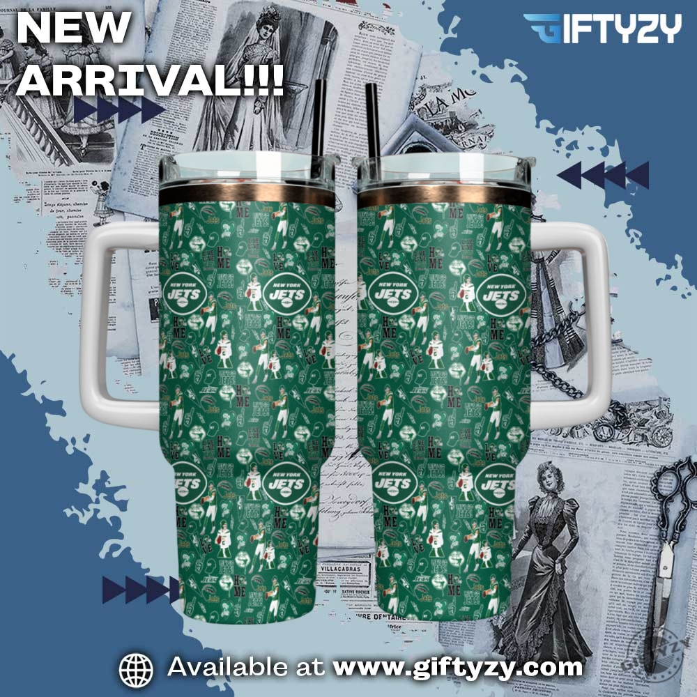Nfl New York Jets Stanley Cup Tumbler With Handle 3 NFL New York Jets Stanley Cup Tumbler With Handle