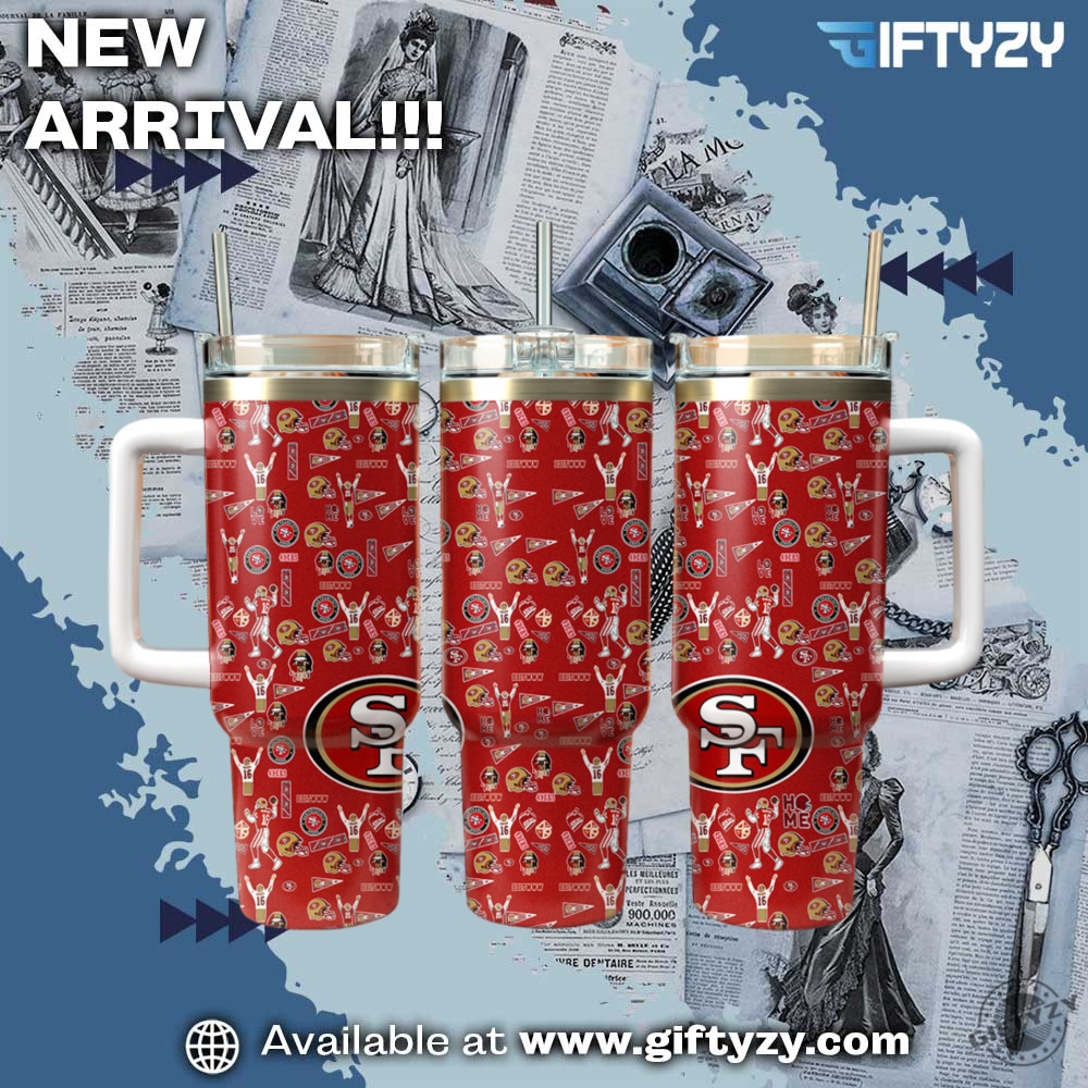 Nfl San Francisco 49Ers Stanley Cup Tumbler With Handle 3 NFL San Francisco 49ers Stanley Cup Tumbler With Handle