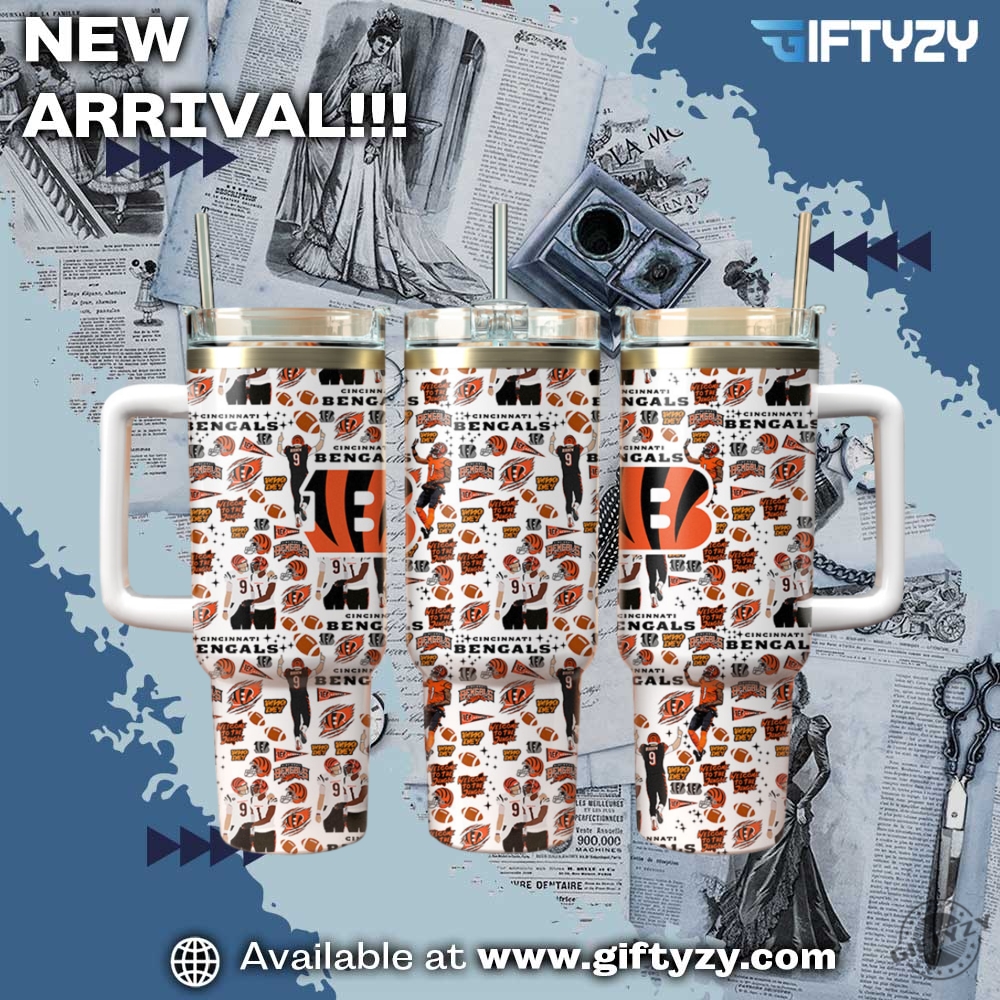 NFL Baltimore Ravens Stanley Cup Tumbler With Handle 21 Nfl Cincinnati Bengals V3 Stanley Cup Tumbler With Handle