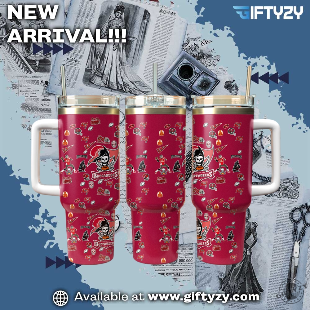 Nfl Tampa Bay Buccaneers V2 Stanley Cup Tumbler With Handle 3 NFL Tampa Bay Buccaneers V2 Stanley Cup Tumbler With Handle