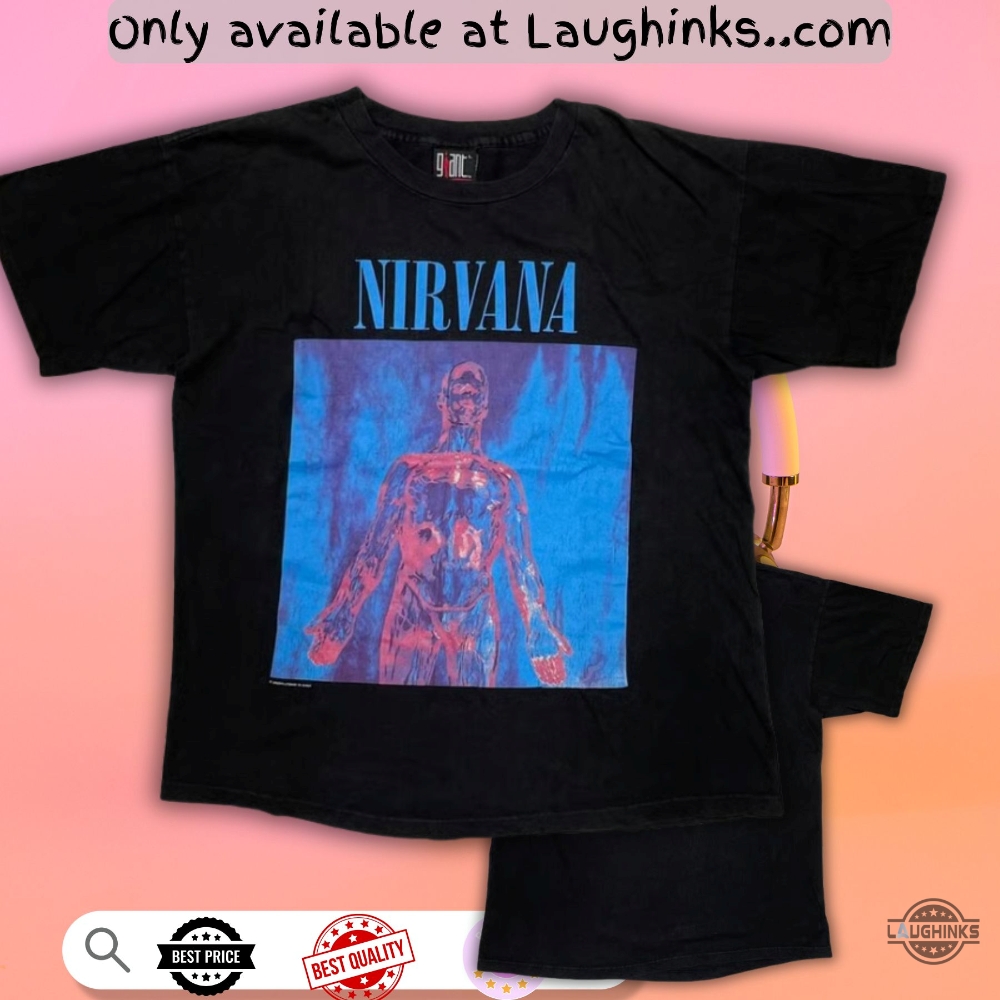 New 90S Nirvana Sliver Album Art T Shirt Sweatshirt Hoodie Cobain Anvil Black Bar 3 new 90s nirvana sliver album art t shirt sweatshirt hoodie cobain anvil black bar laughinks 1