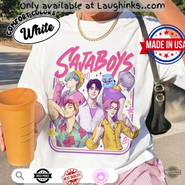 saja boys kpop demon hunters shirt