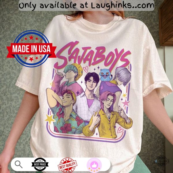 saja boys kpop demon hunters shirt