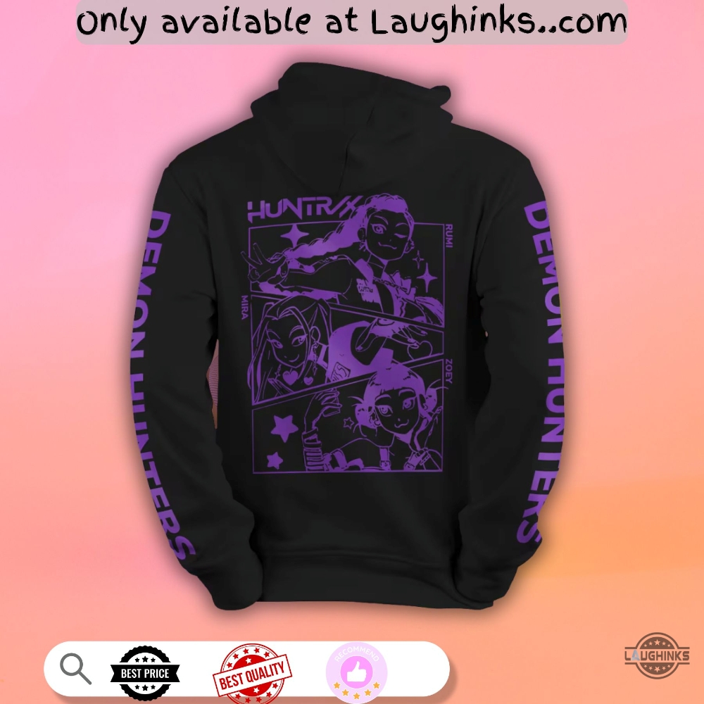 Kpop Demon Hunters Huntrix Hoodie Adult And Kids 8 KPOP Demon Hunters HUNTRIX Hoodie for Adults and Kids
