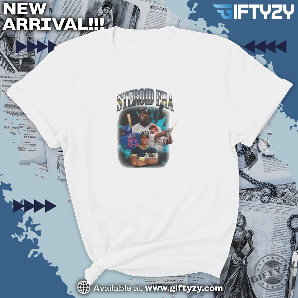 Baseball Legends The Steroid Era Barry Bonds Mcgwire Canseco Sosa Shirt 7 Baseball Legends The Steroid Era Barry Bonds McGwire Canseco Sosa Shirt