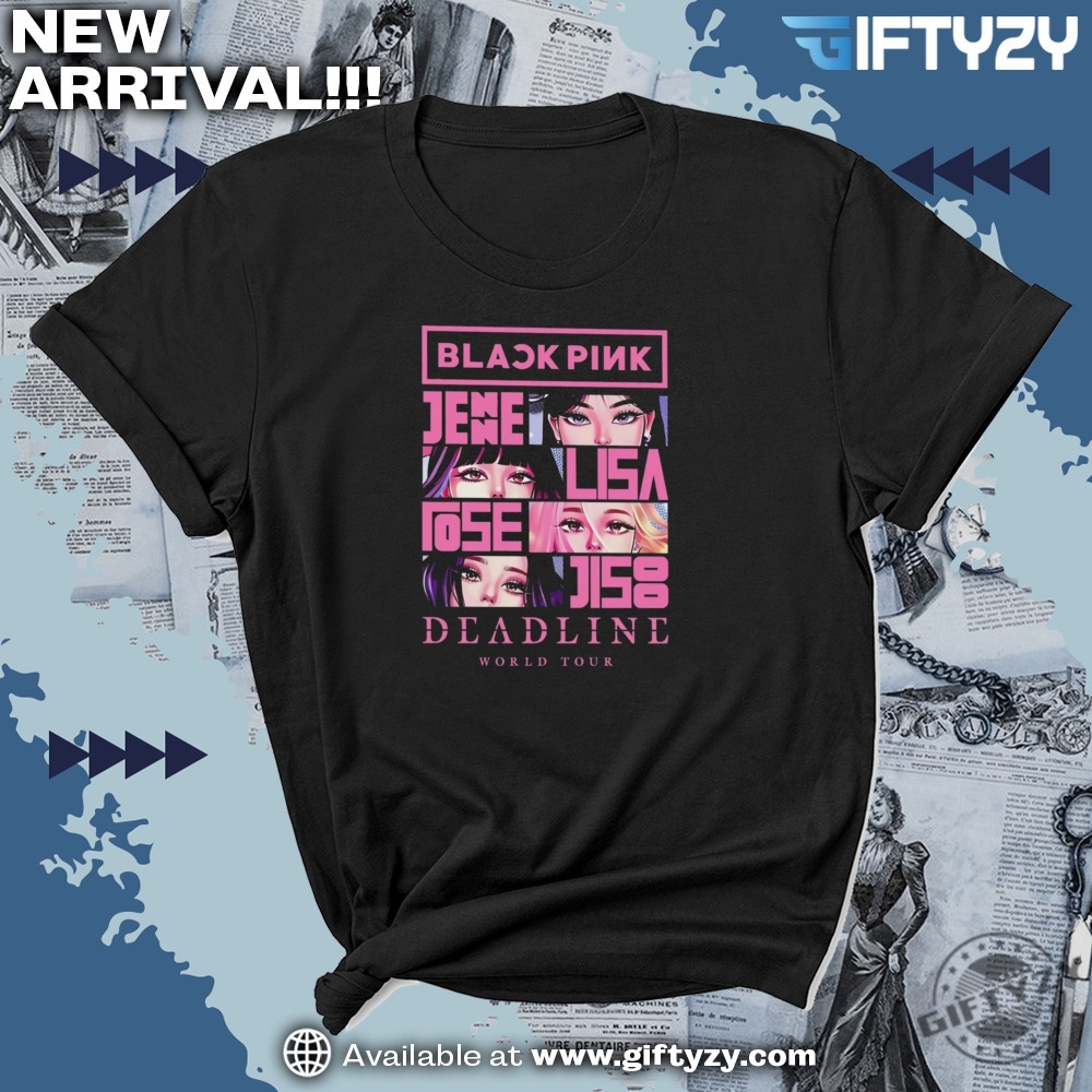 Kpop Blackpink Born Pink Concert Outfit Fan Shirt 7 Kpop BlackPink Born Pink Concert Outfit Fan Shirt